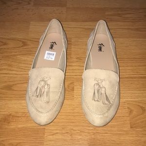 SUEDE TAN LOAFERS